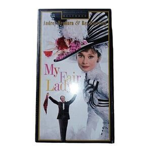 New VHS 1964 Movie My Fair Lady New Sealed Watermark Audrey Hepburn